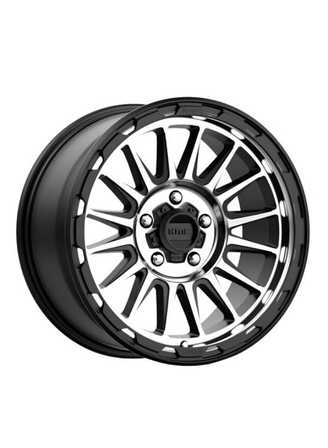 كي ام سي كم 542 إمباكت 16×8 5×150 ET00 CB110.2 أسود لامع / ماكينة - Image 1